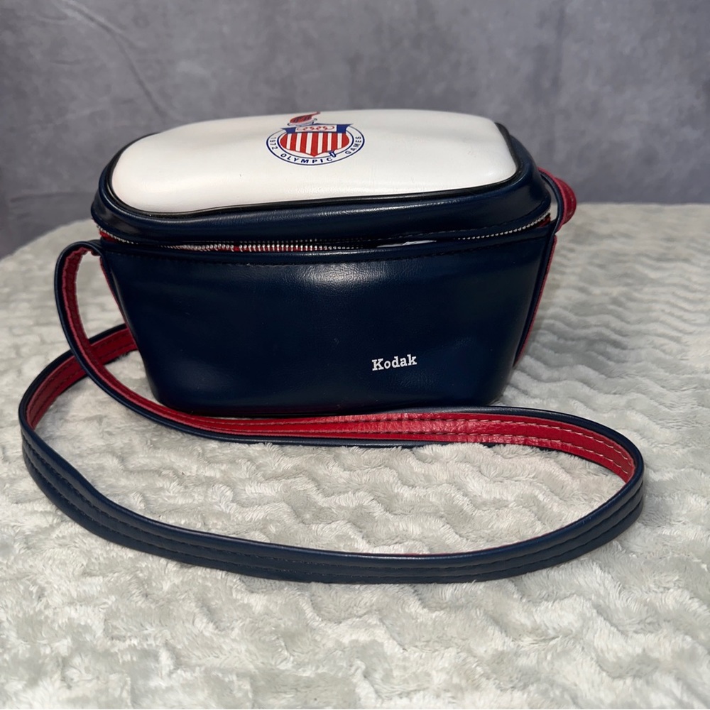 Vintage 1972 Olympic Games Kodak Camera Bag Broken Zipper